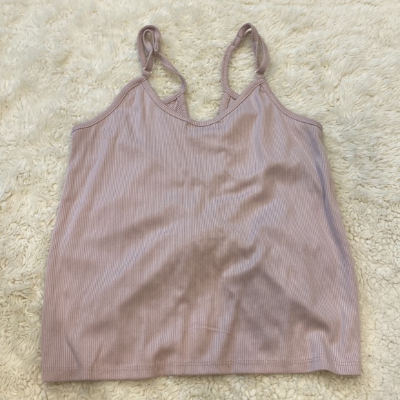 Pink tank top adjustable straps - Sz. S - Picture 4 of 6